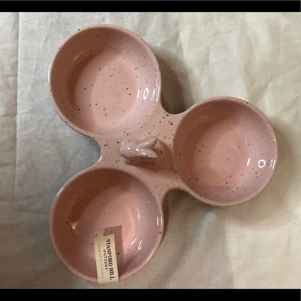 New Stanford Hill Pottery Candy Dish with Bunny